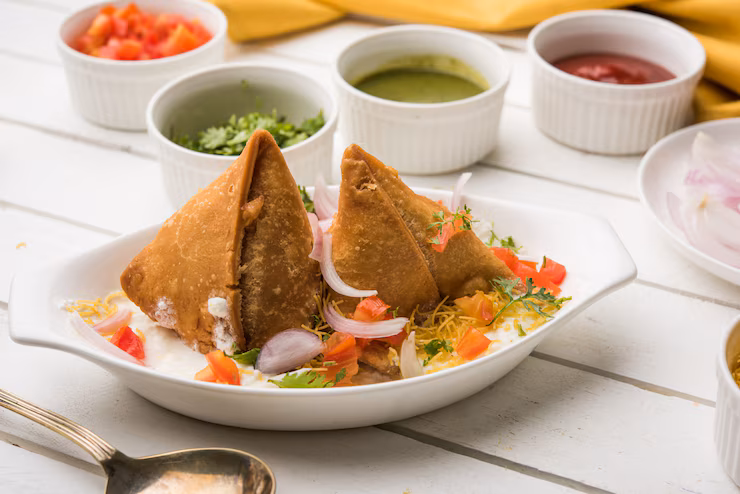  Samosa chatt 