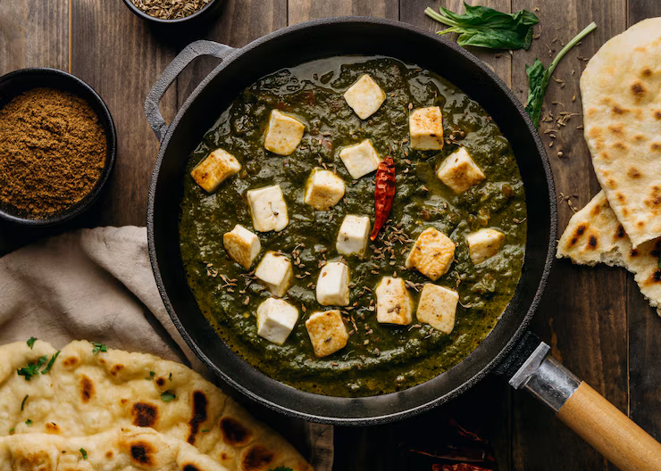  Corn Palak Paneer 